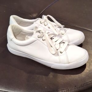 Nine West White leather casual shoes sz 10